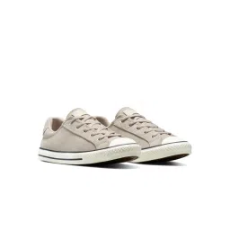 Converse Women Chuck Taylor All Star Dainty Suede Low Top Beige Sneakers image 1