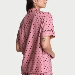 victoria's secret intimates Victoria's Secret Pink Polka Dots Shirt & Shorts image 2