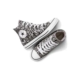 Converse Unisex Chuck Taylor All Star Leopard High Top Black Sneakers image 5