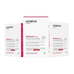 Origins Nutra Set Of 3 Berberine Metabolism Booster 500mg Capsules - 28 Capsules Each image 1