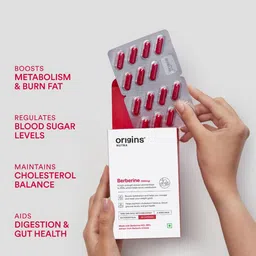 Origins Nutra Set Of 3 Berberine Metabolism Booster 500mg Capsules - 28 Capsules Each image 3