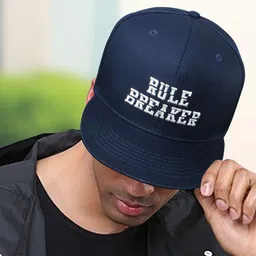 JENNA Men Embroidered Snapback Cap image 3