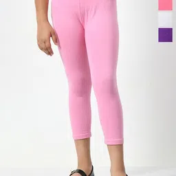 BAESD Girls Pack Of 4 Mid-Rise Capris-picture-20