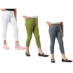 BAESD Girls Pack Of 3 Skinny Fit Capris-picture-57