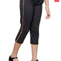 BAESD Girls Pack Of 2 Mid-Rise Pure Cotton Capris-picture-14