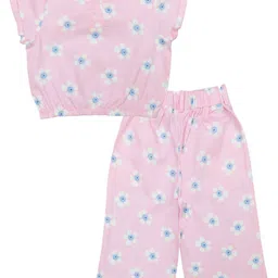 Clothe Funn Girls Printed Pure Cotton Top With Capris image 4