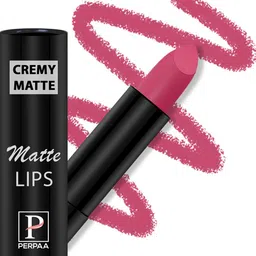 PERPAA Set Of 2 Creamy Matte Long-Stay Lipstick - Pink Fusion 60 & Caramel 62 image 4