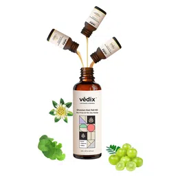 VEDIX Combo of 4 Customized Ayurvedic Hair Fall Oil image 5
