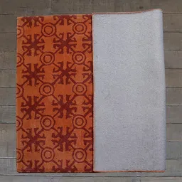 ZEBA Printed Rectangular Shape Woolen Carpet image 3