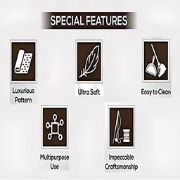 Asad Emporium Rugs Beige & Off White Printed No Shreding Carpet image 5