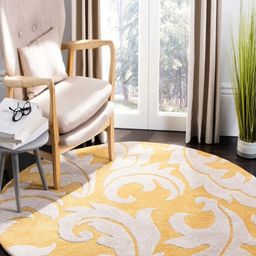 Safiya Carpet Beige Ethnic Motifs Woollen Carpets-picture-34