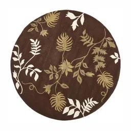 Safiya Carpet Brown Ethnic Motifs Woollen Carpets image 2