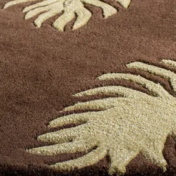 Safiya Carpet Brown Ethnic Motifs Woollen Carpets image 5