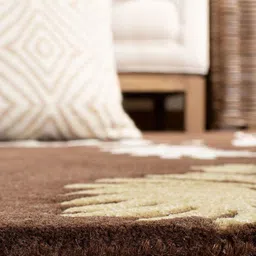 Safiya Carpet Brown Ethnic Motifs Woollen Carpets image 4