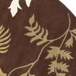 Safiya Carpet Brown Ethnic Motifs Woollen Carpets image 3