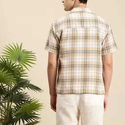 Mast & Harbour Drop-Shoulder Sleeves Checked Relaxed Fit Casual Shirt image 4