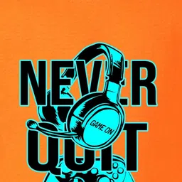 NUSYL Boys Never Quit Text Printed Long Sleeves Cotton Casual T-shirt image 2