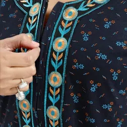 onekbhalo Women's Feeding- Nursing- Maternity Nighty/Maxi/Gown/Nightdress/Nightwear image 4