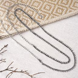 TEEJH Silver Plated Waist Chain-picture-28