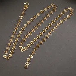 AanyaCentric Silver Plated & Gold-Plated Necklace & Anklets-image-26