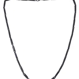 NVR Men Rhodium-Plated Bohemian Stainless Steel Chain image 5