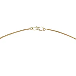 Estele Gold-Plated Alphabet E Pendant With Link Chain image 5