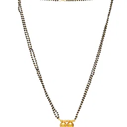 MEMOIR Gold-Plated Beaded Mangalsutra image 1