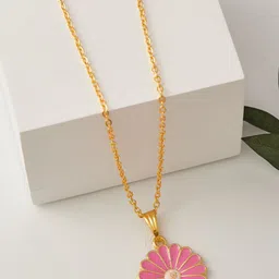 DressBerry Gold-Plated Pendant With Chain-picture-48