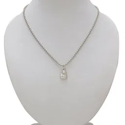 MEMOIR Silver-Plated Ganesha Charm Pendant With Chain image 2