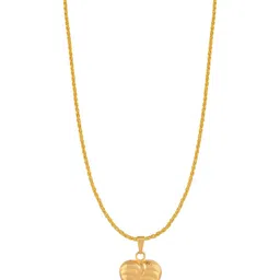MEMOIR Gold-Plated Heart Shaped Pendant With Chain image 4