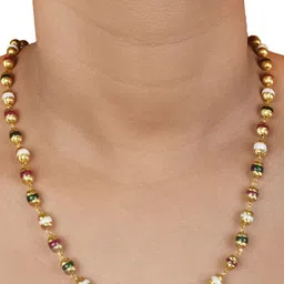 MEMOIR Unisex Brass Brass-Plated Necklace image 3