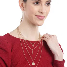 YouBella Gold-Plated Layered Necklace-picture-16