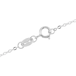 Designs & You Silver-Plated Cubic Zirconia Studded Floral Shaped Necklace image 2