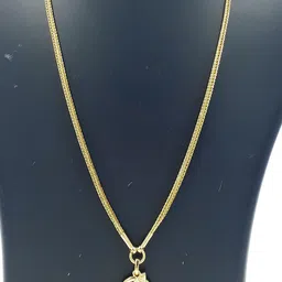 Anujeet Fashion Hub Copper Gold-Plated Chain image 3