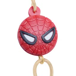 Golden Peacock Kids Red & Gold-Toned Mask Chain image 5