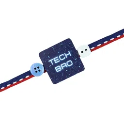 Asthetika TECH BRO Rakhi with Roli Chawal image 3