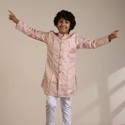 Manyavar Boys Regular Kurta with Trousers image 2