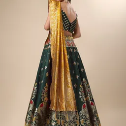 PURVAJA Ready to Wear Lehenga & Unstitched Blouse With Dupatta image 2