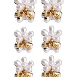 LYTIX Girls Assorted Set of 6 Beaded Alligator Hair Clip-picture-41