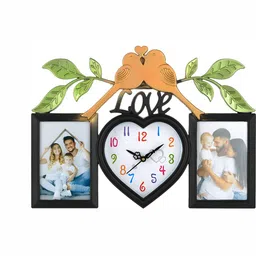 Attractionz Blak & White Oval Analogue Wall Clock-picture-23