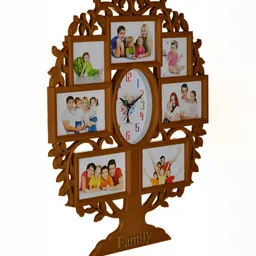 Attractionz Beige Textured Wall Clock image 3