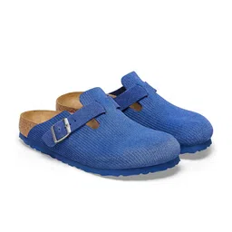 Birkenstock Unisex Boston Suede Embossed Regular Width Clogs image 2
