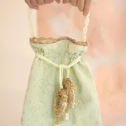 ODETTE Embellished Potli Clutch-picture-20