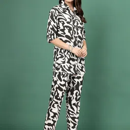 Clora Creation Printed Shirt & Trouser Co-Ords image 5