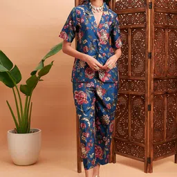 Shae by SASSAFRAS Floral Printed Blazer & Pant Co-Ord Set image 4