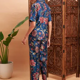Shae by SASSAFRAS Floral Printed Blazer & Pant Co-Ord Set image 5