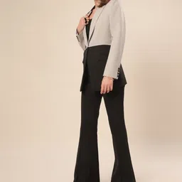 VOLCAPE Lapel Collar Blazer With Trousers Co-Ords image 5
