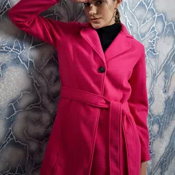 Athena Single-Breasted Woollen Overcoat image 5