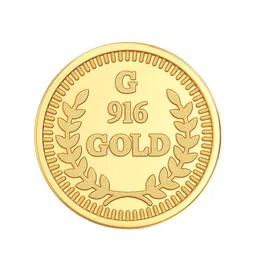 Joyalukkas Leaf Design 22KT Gold Coin-4gm-picture-50