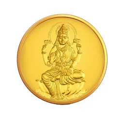 BHIMA BIS Hallmark 22K 916 Purity Lakshmi Gold Coin 1 gram image 3